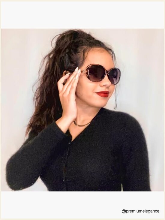 Trendy Oversized Polarized Sunglasses for Women UV400 main image 7